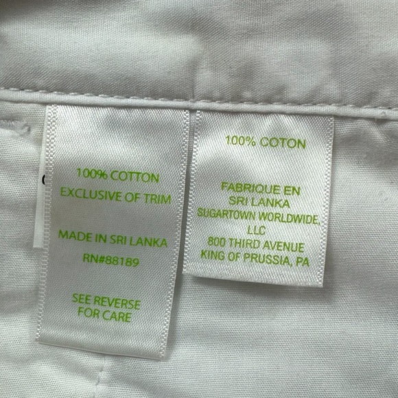 LILLY PULITZER:  Buttercup Scalloped White Shorts -Size 4 - Picture 12 of 14